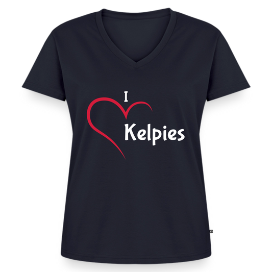 I Love Kelpies T Shirt - navy