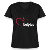 I Love Kelpies T Shirt - black