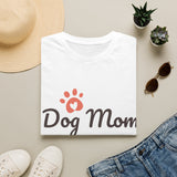 Dog Mom T‑Shirt — Cute Paw Heart Graphic Tee for Pet Lovers