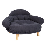 Pawz Elevated Pet Dog Cat Sofa Bed Couch L Size Grey