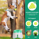 1 Stück Automatischer Hundeballwerfer Inklusive 6 Tennisbälle Hund Mit 3 Einstellbaren Wurfweiten Interaktive Ballwurfmaschine Für Kleine Mittlere Hunde