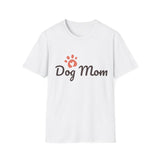Dog Mom T‑Shirt — Cute Paw Heart Graphic Tee for Pet Lovers
