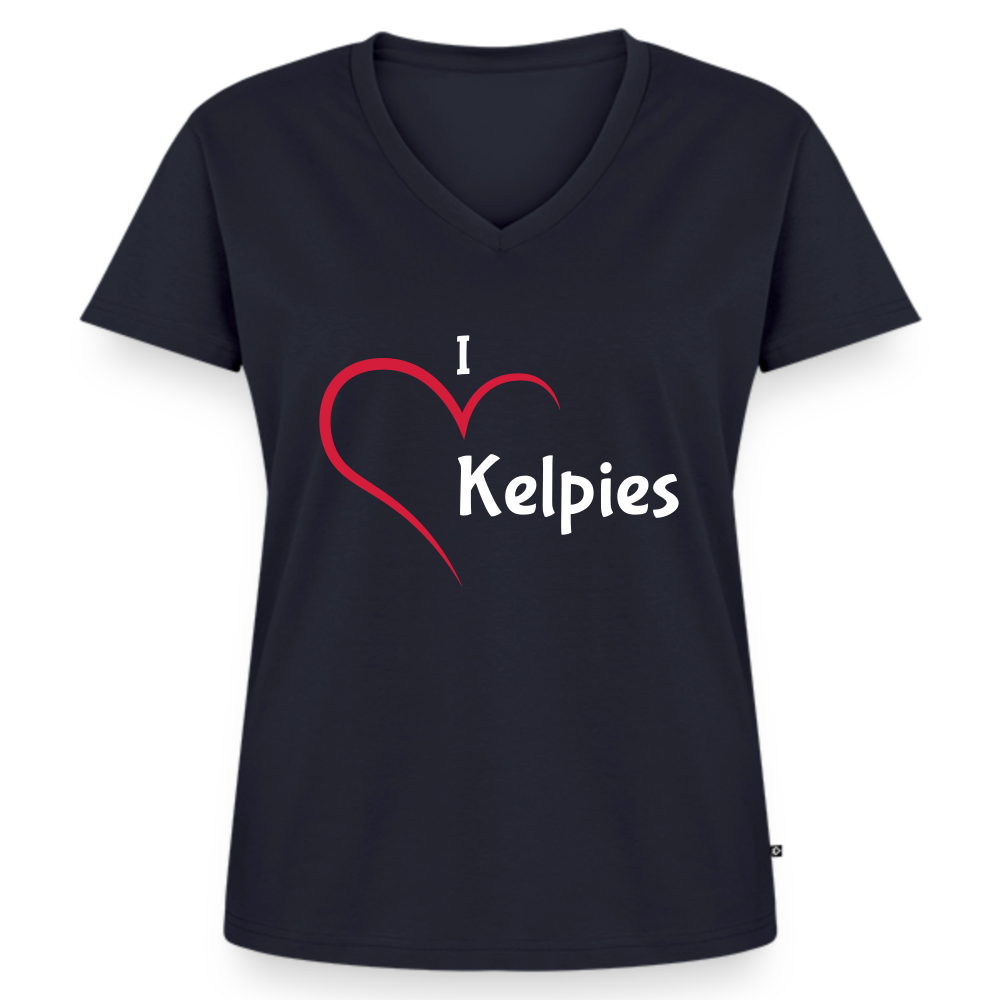 I Love Kelpies T Shirt - navy