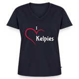 I Love Kelpies T Shirt - navy