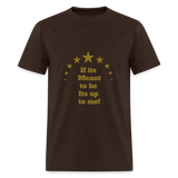 You Are Enough — Affirmation Unisex Tee - brown