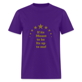 You Are Enough — Affirmation Unisex Tee - purple