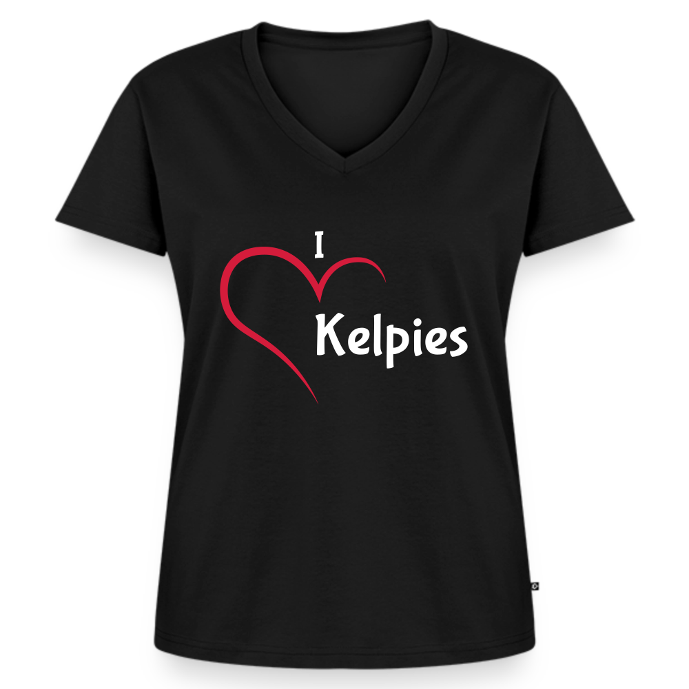 I Love Kelpies T Shirt - black