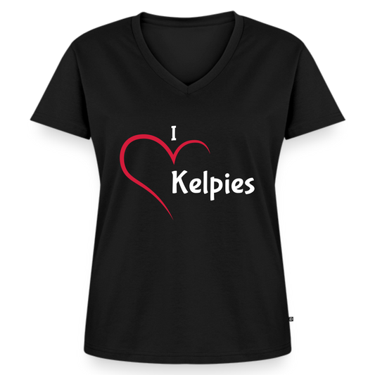 I Love Kelpies T Shirt - black