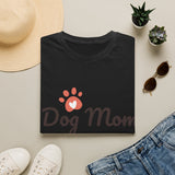 Dog Mom T‑Shirt — Cute Paw Heart Graphic Tee for Pet Lovers