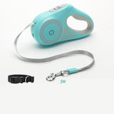 Hundeleine, Rollleine und Hundehalsband, Scheinwerfer, automatische Haustierzugleine für kleine, mittelgroße Hunde, Haustierprodukt