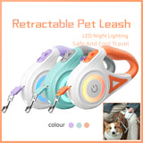 Hundeleine, Rollleine und Hundehalsband, Scheinwerfer, automatische Haustierzugleine für kleine, mittelgroße Hunde, Haustierprodukt