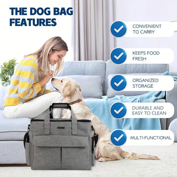 Dog Travel Bag - Bowls included | BenOppie Collections