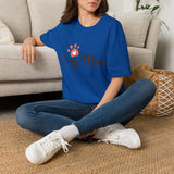 Dog Mom T‑Shirt — Cute Paw Heart Graphic Tee for Pet Lovers