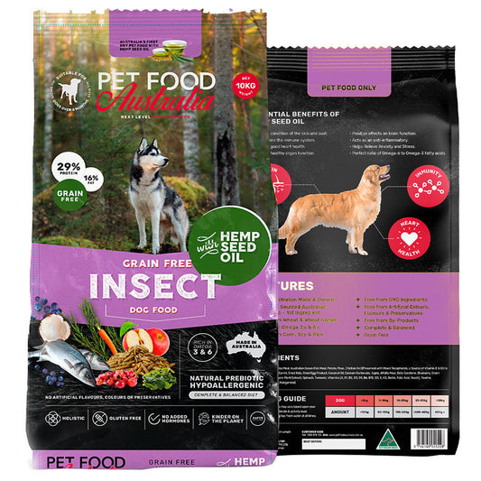 Insect Protein & Hemp Seed Oil Dry Dog Food